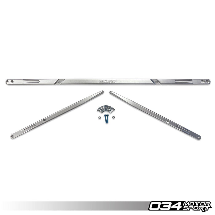 034MOTORSPORT FRONT STRUT BRACE, B9/B9.5 Q5/SQ5, BILLET ALUMINUM