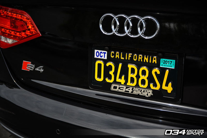 034 Motorsport License Plate Frame - Powdercoated Stainless Steel