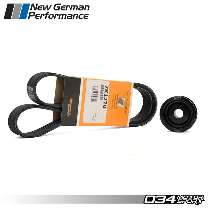 034 Motorsport 3.0T TFSI Supercharger Pulley - B8/B8.5 Audi S4/S5/Q5/SQ5 and C7/C7.5 Audi A6/A7