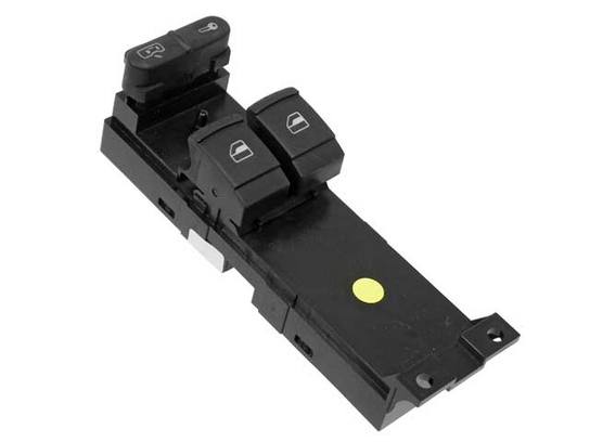 VW Window Switch – Front Driver Side 1J3959857B – OE Supplier 1J3959857B