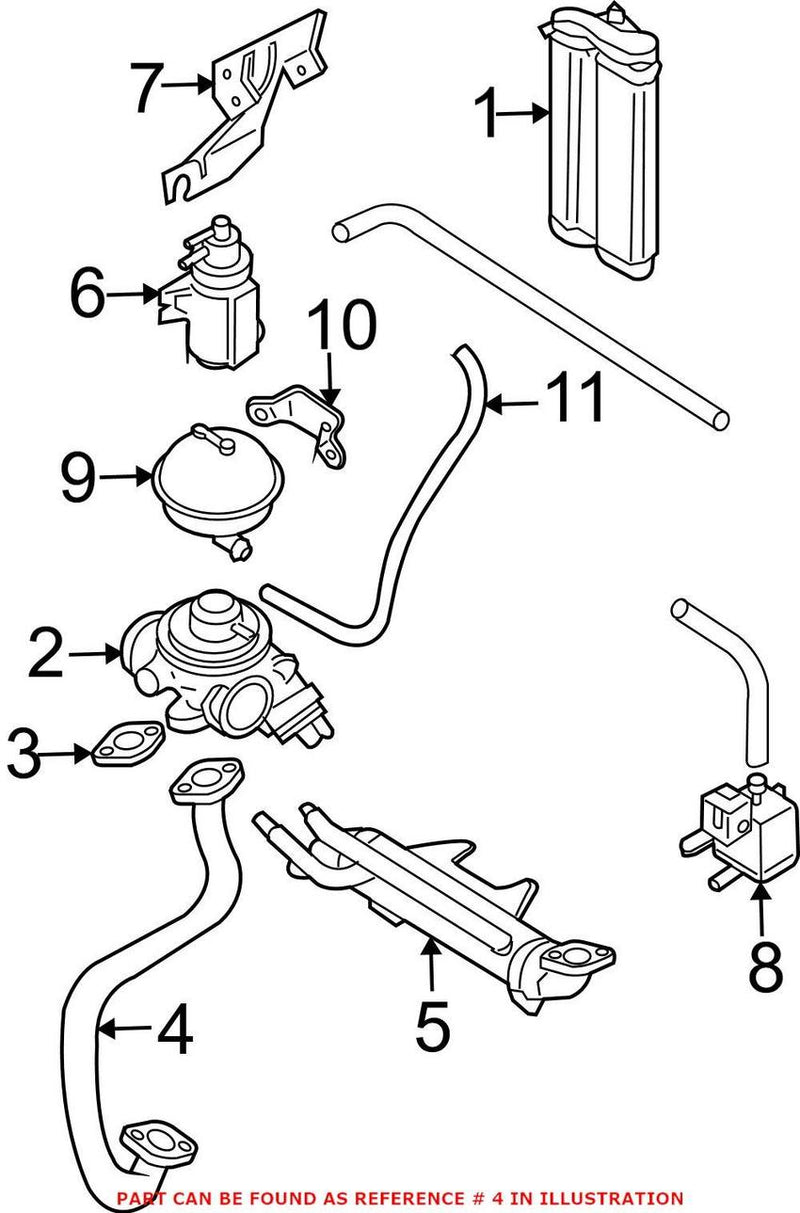 VW EGR Cooler 038131521CA