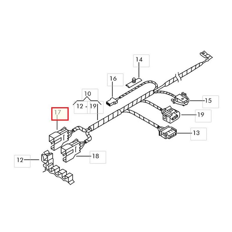 VW Connector Plug Housing 038972702