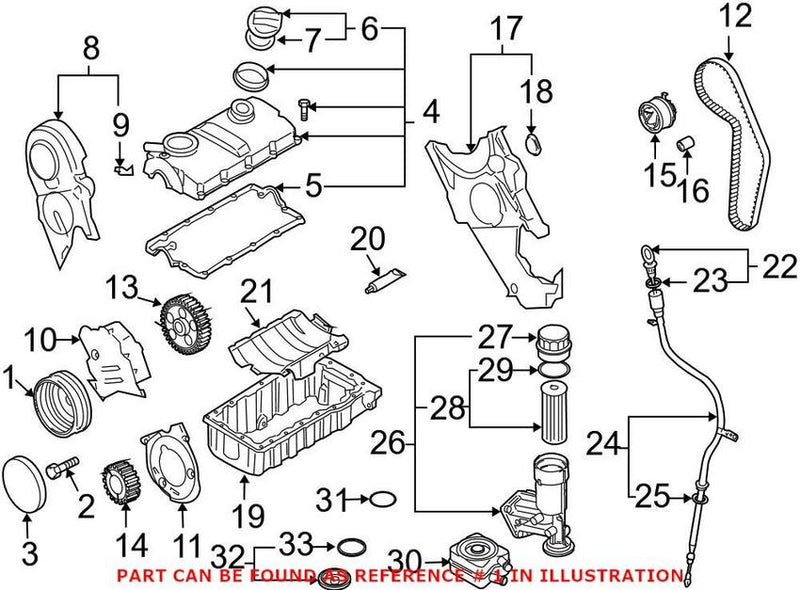 Genuine VW/Audi Engine Crankshaft Pulley 04L105243 – Genuine VW/Genuine VW/Audi