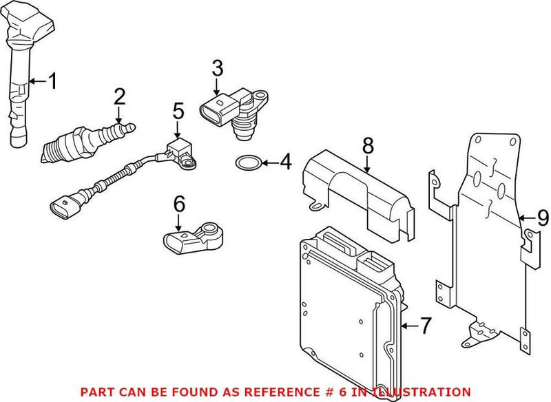 Genuine VW/Audi Ignition Knock (Detonation) Sensor 03H905377A – Genuine VW/Genuine VW/Audi