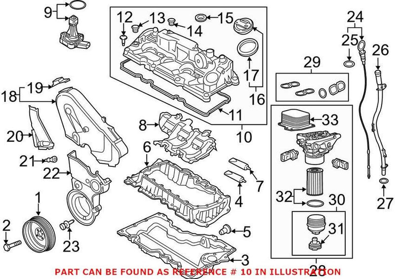 Genuine VW/Audi Engine Valve Cover 03L103469AD – Genuine VW/Genuine VW/Audi