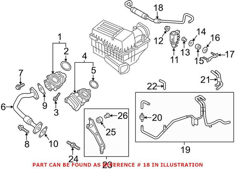 VW Vacuum Line 03L131055DR – Genuine VW/Audi