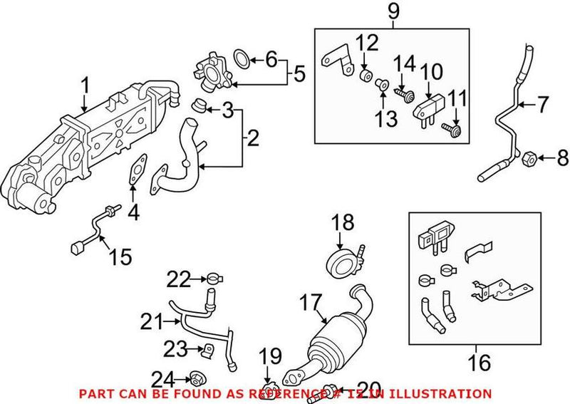 VW Exhaust Gas Temperature (EGT) Sensor 03L906529B