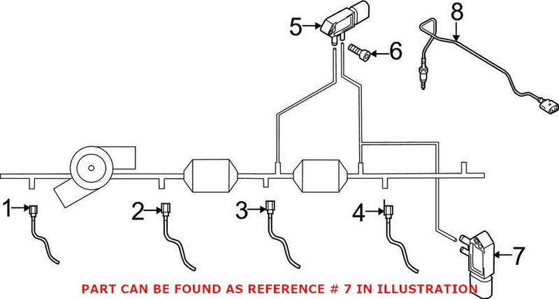 VW Oxygen Sensor 03L907807AF