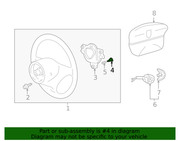 Genuine Porsche parts diagram
