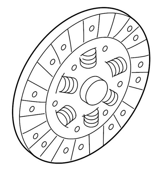 VW Clutch Pressure Plate and Disc Set 04E141016H – Genuine VW/Audi