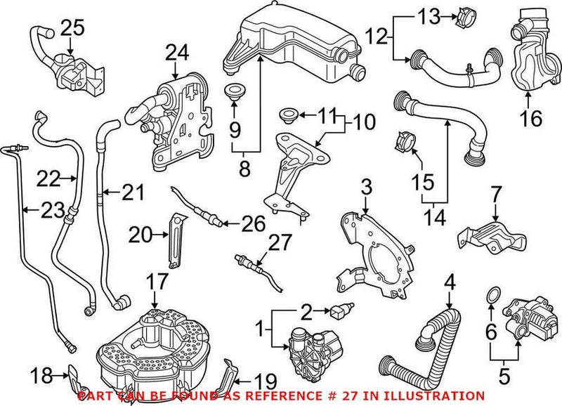 VW Oxygen Sensor 04E906262H