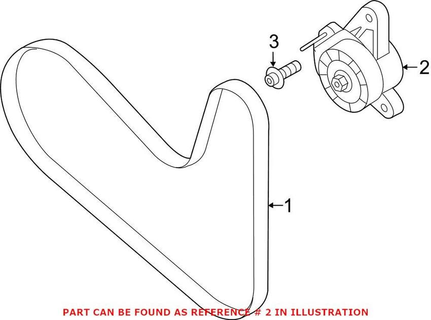 Genuine VW/Audi Accessory Drive Belt Tensioner Assembly 04L903315A – Genuine VW/Genuine VW/Audi