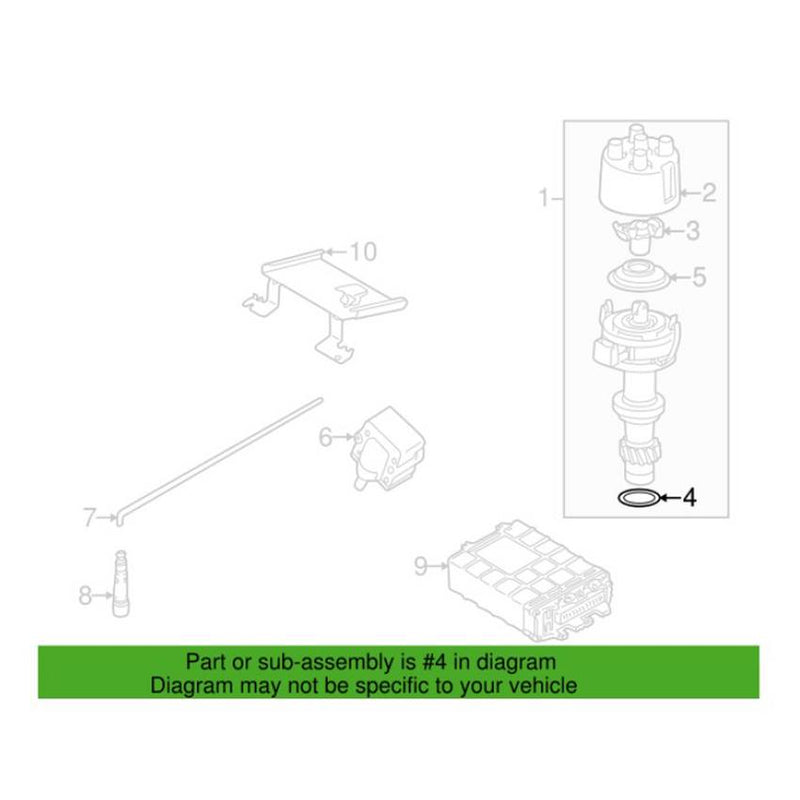 Genuine VW/Audi VW Distributor O-Ring 053905261B