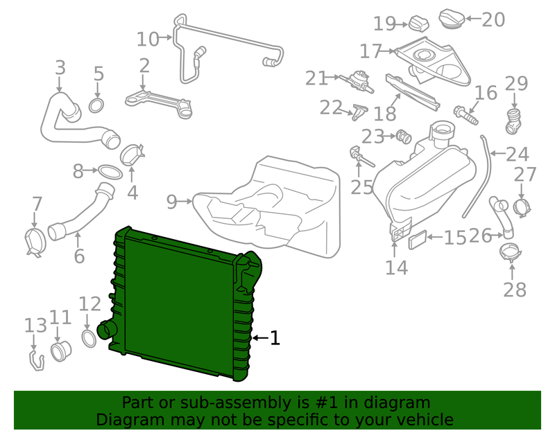Genuine Porsche parts diagram