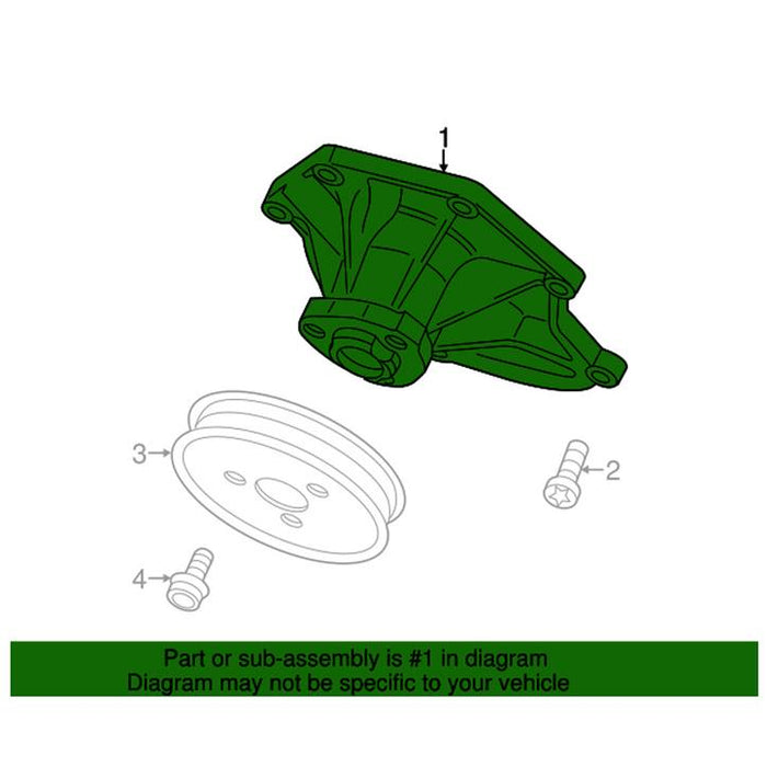 Genuine VW/Audi Engine Water Pump 059121008K