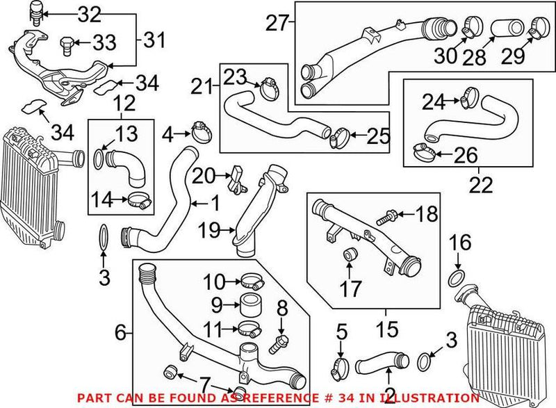 Genuine VW/Audi VW Intake Manifold Gasket 059129717K