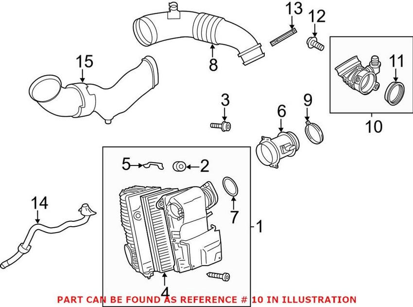 Genuine VW/Audi Engine Air Intake Hose Adapter 059129955AE – Genuine VW/Genuine VW/Audi