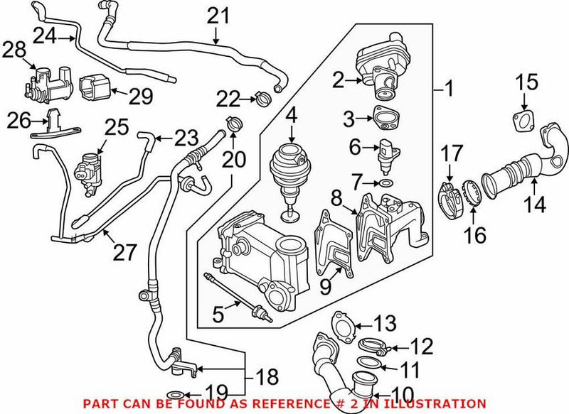 Genuine VW/Audi EGR Valve
