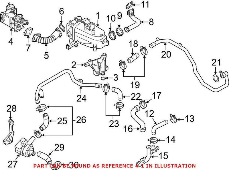 VW EGR Cooler 059131515FA