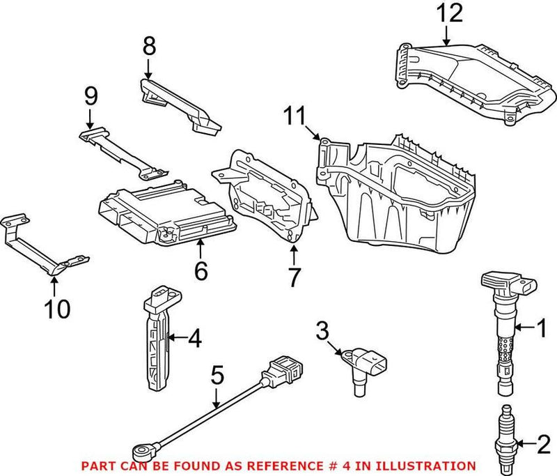 Genuine VW/Audi Engine Crankshaft Position Sensor 059906433C