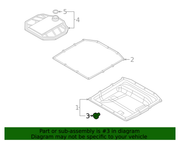 Genuine Porsche parts diagram