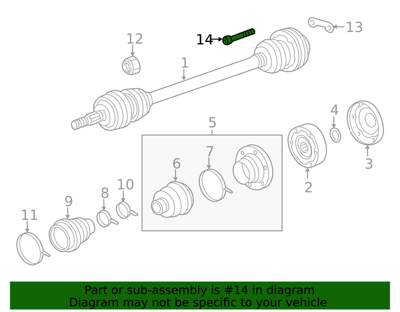 Genuine Porsche parts diagram