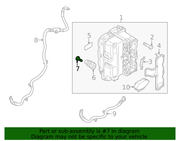 Genuine Porsche parts diagram