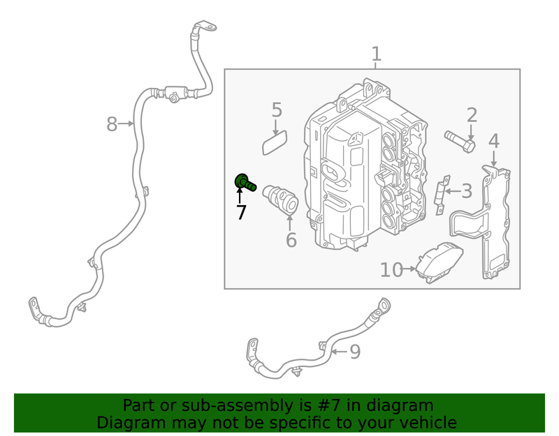 Genuine Porsche parts diagram