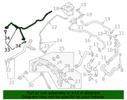 Genuine Porsche parts diagram