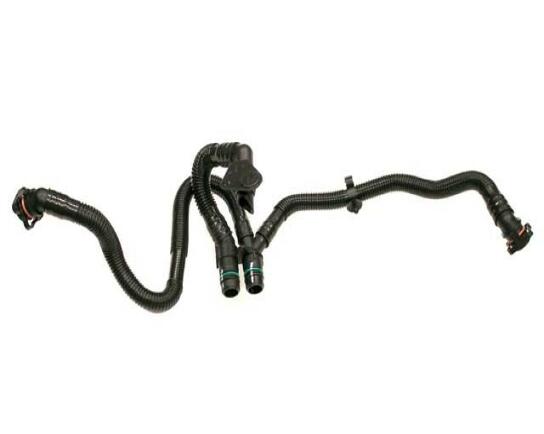 Genuine VW/Audi Pressure Control Valve Hose Assembly (w/ out PCV Valve) 06E103217L – OE Supplier 06E103217L