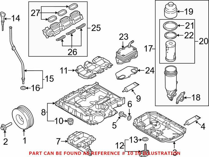 Genuine VW/Audi Engine Oil Pump Relief Valve 06E103175A