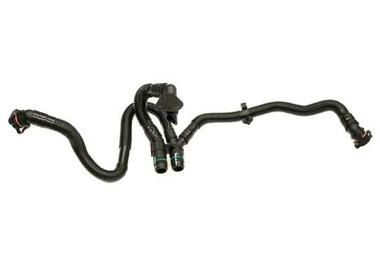 Genuine VW/Audi Pressure Control Valve Hose Assembly (w/ out PCV Valve) 06E103217L – OE Supplier 06E103217L