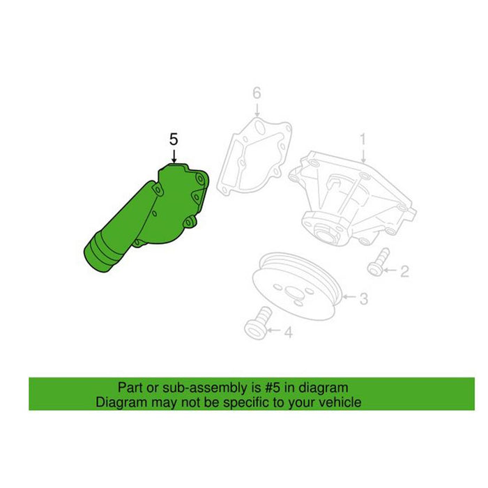 Engine Coolant Flange