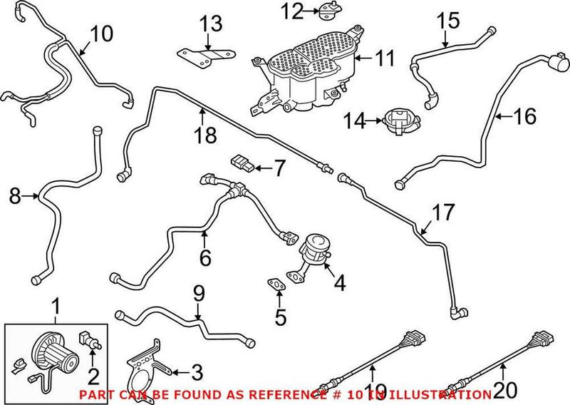 Genuine VW/Audi Vacuum Line 06E133773BR – Genuine VW/Genuine VW/Audi