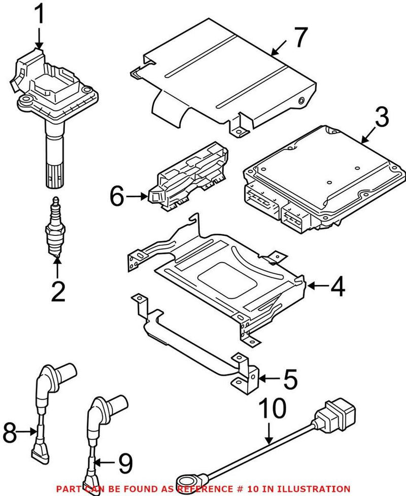 VW Ignition Knock (Detonation) Sensor 06E905377J – Genuine VW/Audi