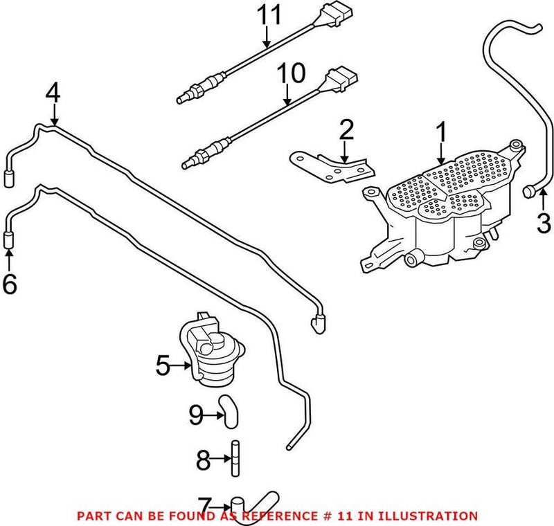 Genuine VW/Audi Oxygen Sensor – Rear 06E906265Q