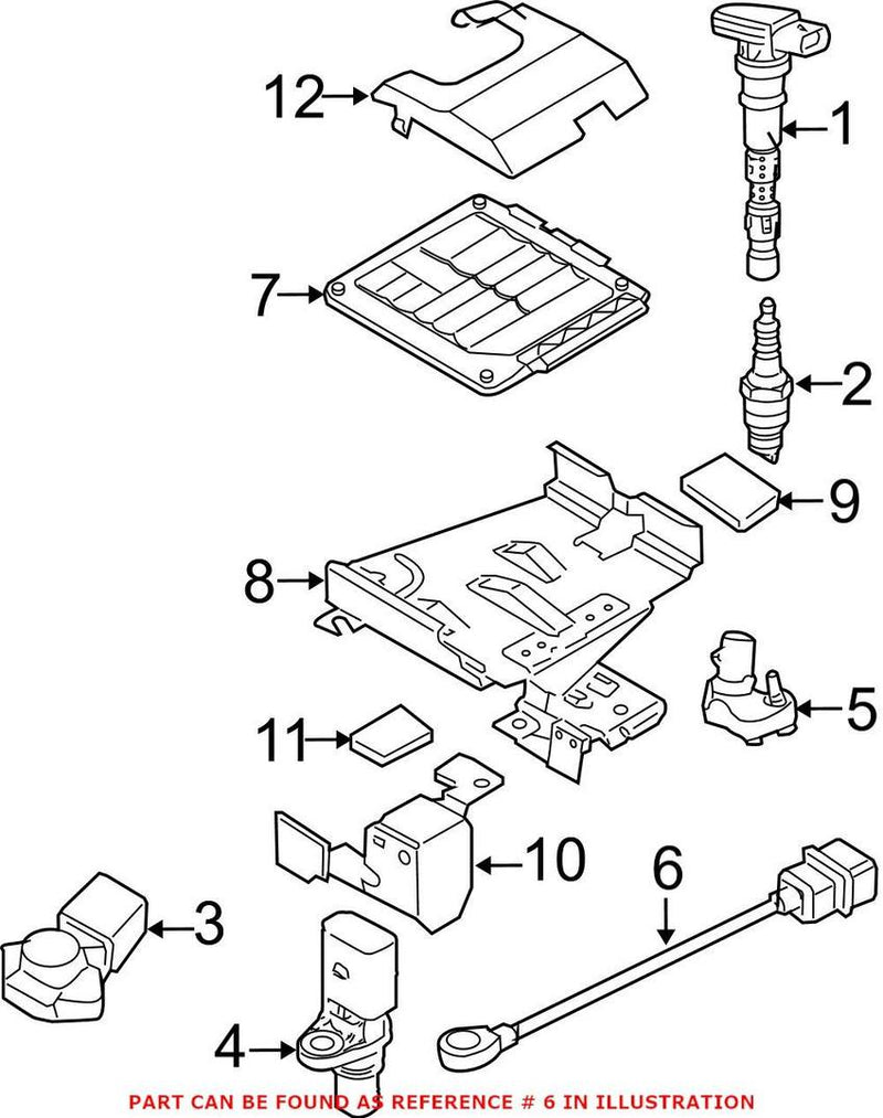 Knock Sensor (w/ Harness) (Brown)