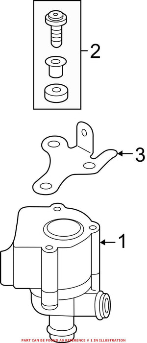 Genuine VW/Audi VW Engine Auxiliary Water Pump 06H121601M