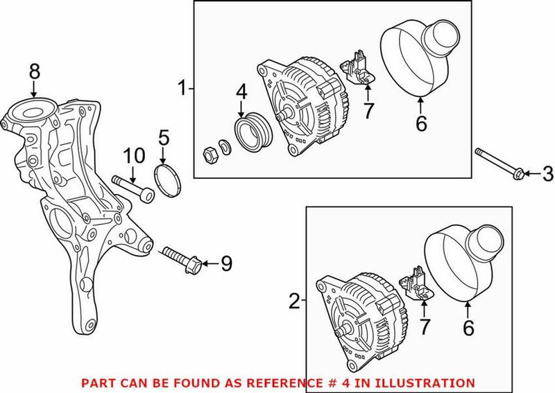 Genuine VW/Audi Alternator Pulley 06H903119C