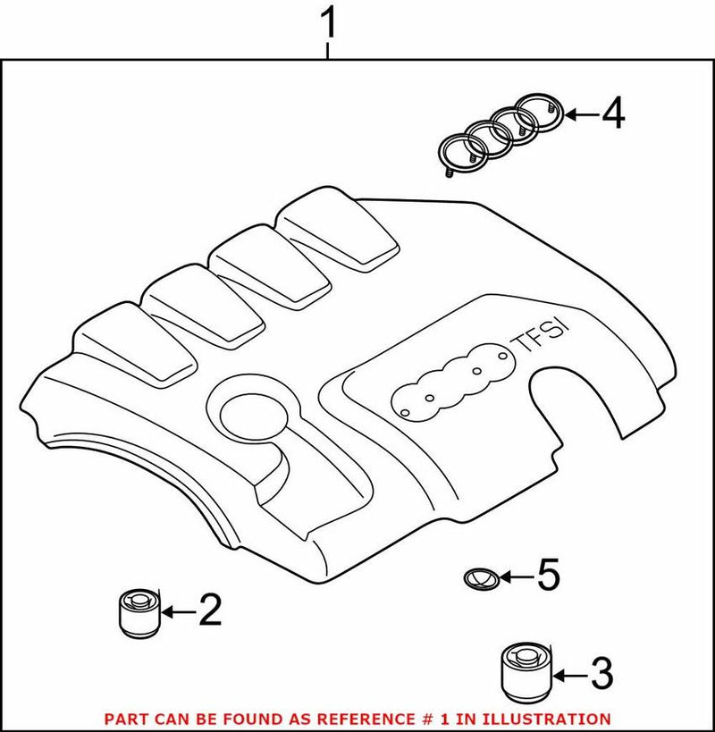 Genuine VW/Audi Engine Cover 06J103925BF – Genuine VW/Genuine VW/Audi
