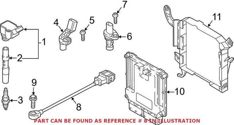 Genuine VW/Audi Ignition Knock (Detonation) Sensor 06K905377F – Genuine VW/Genuine VW/Audi