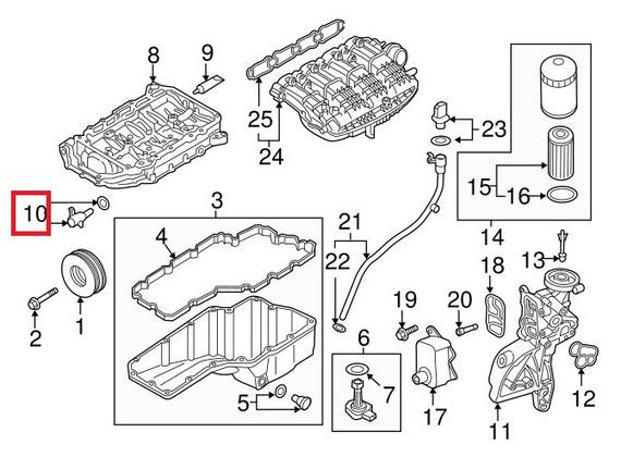 Genuine VW/Audi Engine Variable Valve Timing (VVT) Oil Control Valve 06L109257D – Genuine VW/Genuine VW/Audi