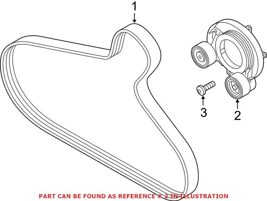Genuine VW/Audi Accessory Drive Belt Tensioner Assembly 06L903133Q – Genuine VW/Genuine VW/Audi