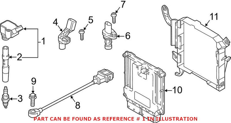 Genuine VW/Audi Direct Ignition Coil 06L905110K – Genuine VW/Genuine VW/Audi