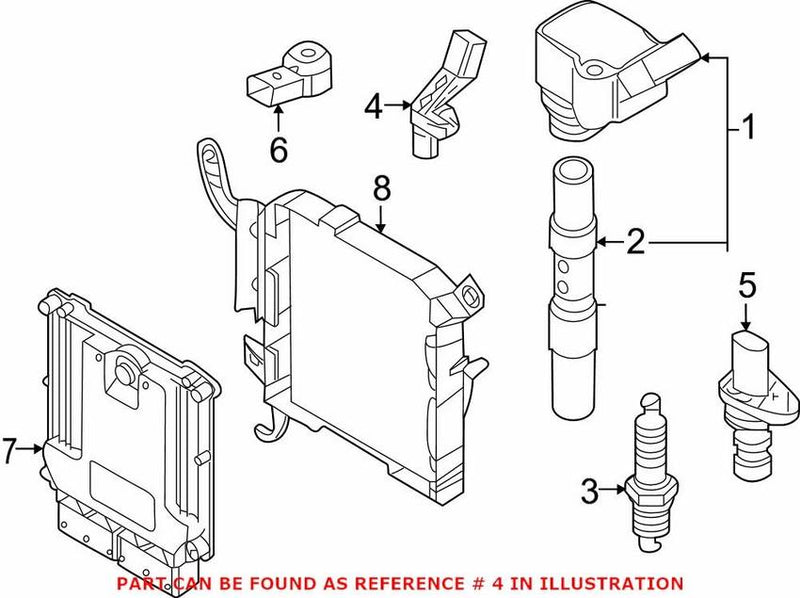Genuine VW/Audi Engine Camshaft Position Sensor
