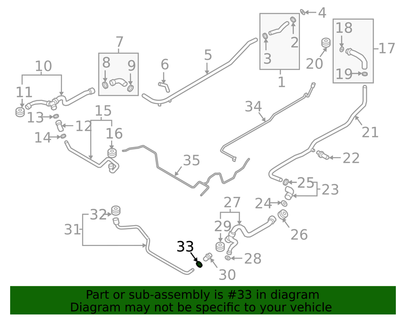 Genuine Porsche parts diagram