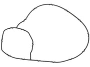 GENUINE VW/AUDI Water Pump Gasket - 06L-121-043 B