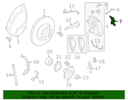 Genuine Porsche parts diagram