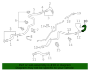 Genuine Porsche parts diagram