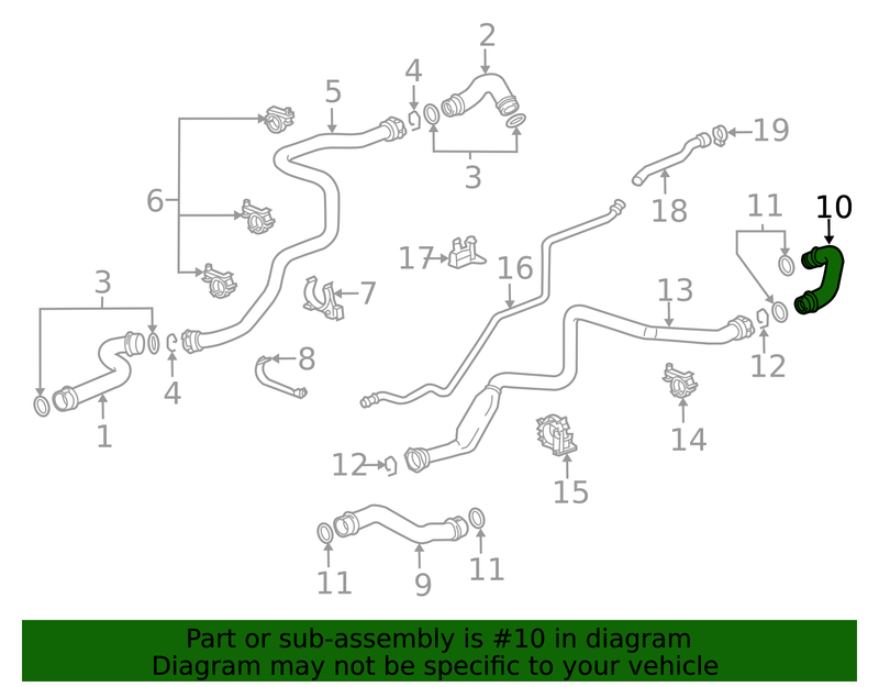 Genuine Porsche parts diagram